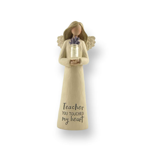 Picture of FEATHER & GRACE FIGURINE-TEACHER YOU TOUCHED MY HEART